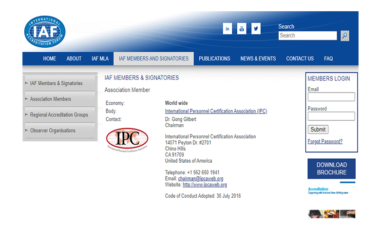 IPC 회장 선임